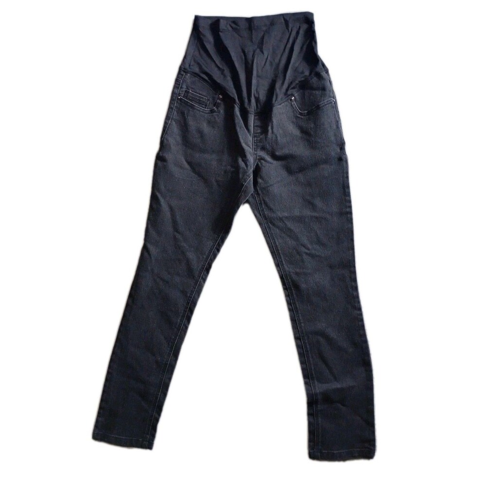 Women’s Great Expectations Maternity Pants-Size S(4-6) Black Skinny Occupational